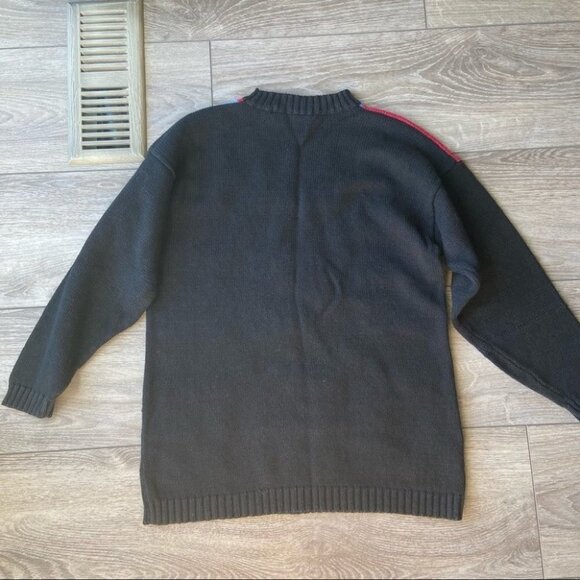 Vintage Almost Heaven Hand Made Patchwork Embroidery Sweater - Picture 12 of 16